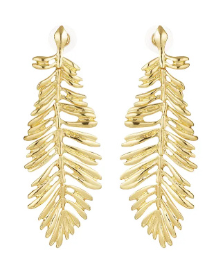 Boucles d oreilles plume